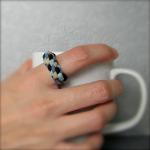 Harlequin Muse Ring No. 2 - Hand Woven Braided..